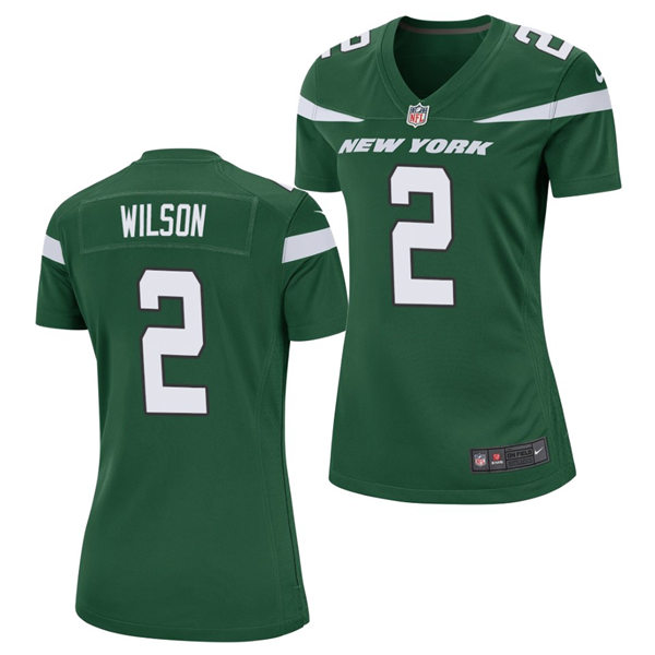 Women's New York Jets #2 Zach Wilson Nike Gotham Green Limited Jersey