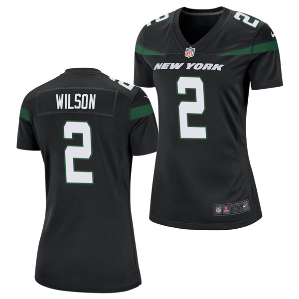Women's New York Jets #2 Zach Wilson Nike Black Alternate Limited Jersey