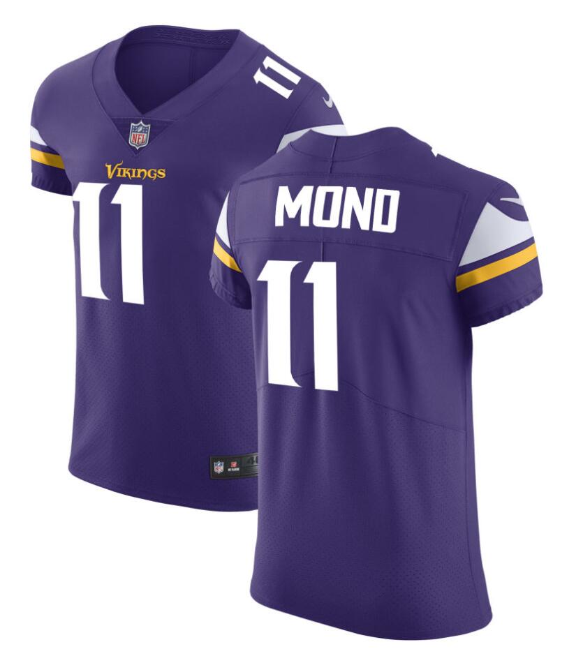 Men's Minnesota Vikings #11 Kellen Mond Nike Purple Vapor Untouchable Limited Jersey