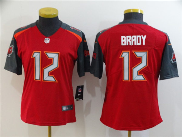 Women's Tampa Bay Buccaneers #12 Tom Brady Nike 2013-18 Red Jersey