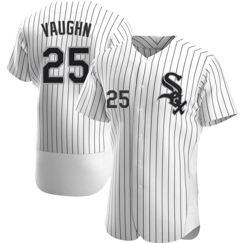 Men's Chicago White Sox #25 Vaughn Southside Nike White Home MLB Flex Base Jersey