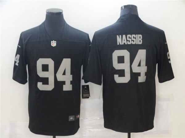 Men's Las Vegas Raiders #94 Carl Nassib Stitched NFL Nike Black Vapor Untouchable Limited Jersey