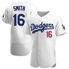 Men's Los Angeles Dodgers #16 Will Smith Nike White Flexbase Jersey
