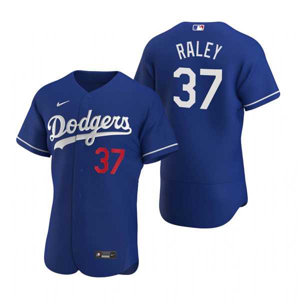 Mens Los Angeles Dodgers #37 Luke Raley Royal Alternate Nike FlexBase Jersey