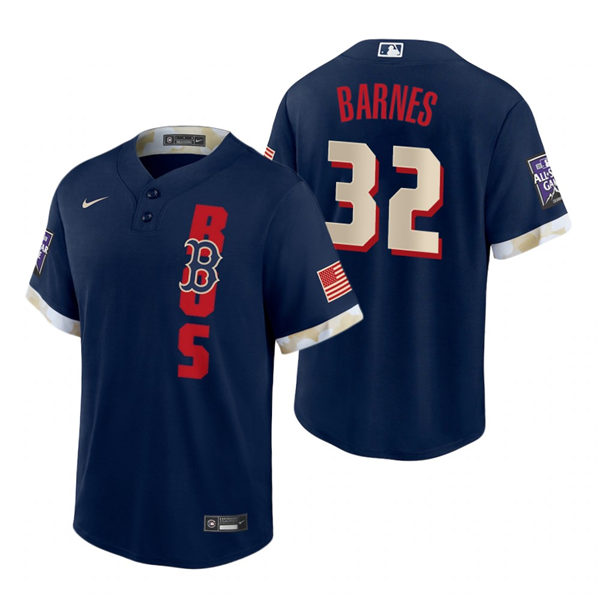 Mens Boston Red Sox #32 Matt Barnes Navy 2021 MLB All-Star Game Replica Jersey