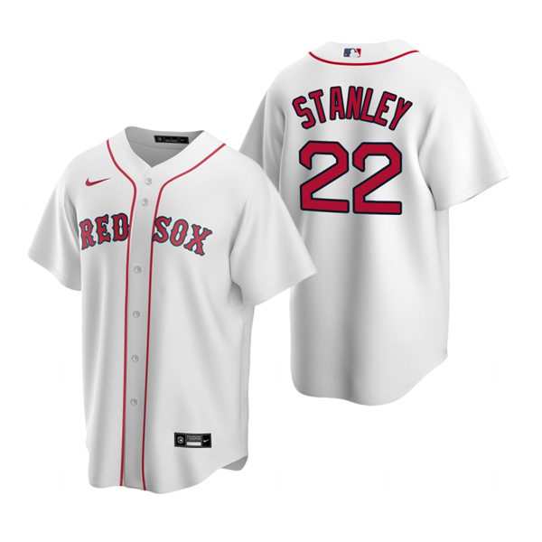Mens Boston Red Sox Retired Player #22 Mike Stanley Nike White Home Cool Base Jersey