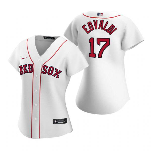Womens Boston Red Sox #17 Nathan Eovaldi Nike White Home Jersey