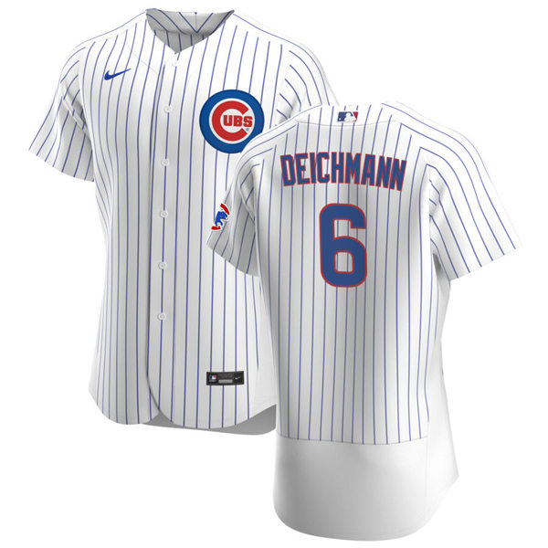 Mens Chicago Cubs #6 Greg Deichmann Nike White Flex Base Player Baseball Jersey