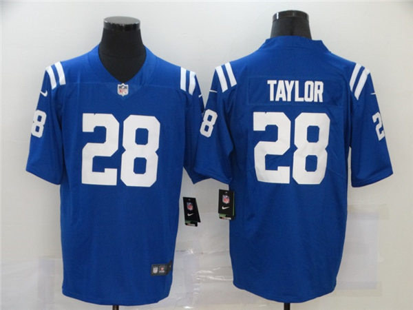 Youth Indianapolis Colts #28 Jonathan Taylor Nike Royal Vapor Limited Jersey