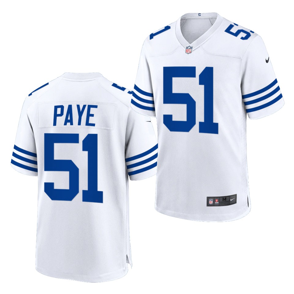 Mens Indianapolis Colts #51 Kwity Paye (2)