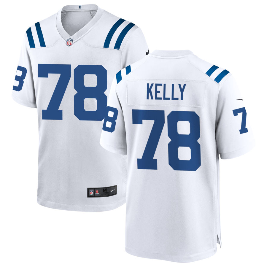 Mens Indianapolis Colts #78 Ryan Kelly Nike White Vapor Limited Jersey