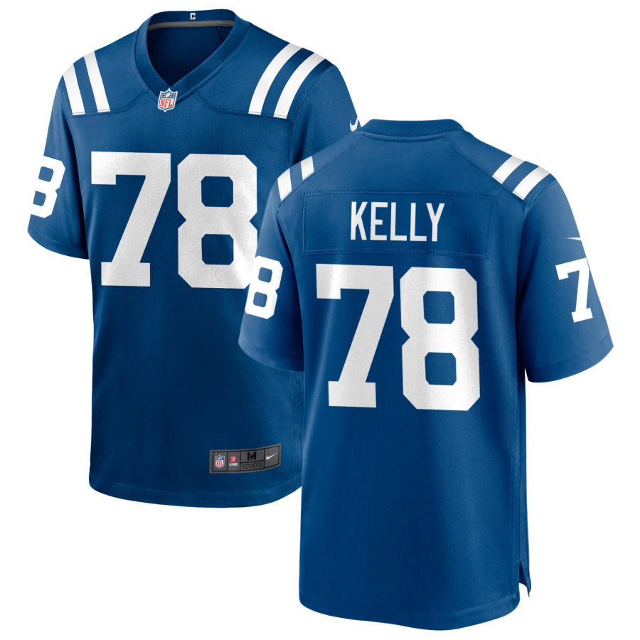 Mens Indianapolis Colts #78 Ryan Kelly Nike Royal Vapor Limited Jersey