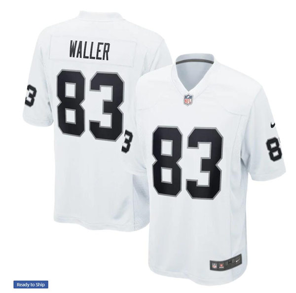 Mens Las Vegas Raiders #83 Darren Waller Nike White Vapor Limited Jersey