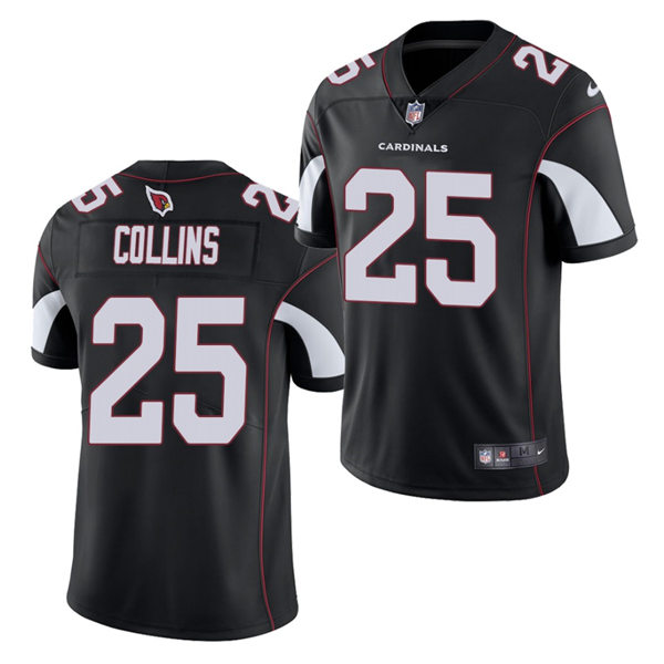 Youth Arizona Cardinals #25 Zaven Collins Nike Alternate Black Vapor Limited Jersey