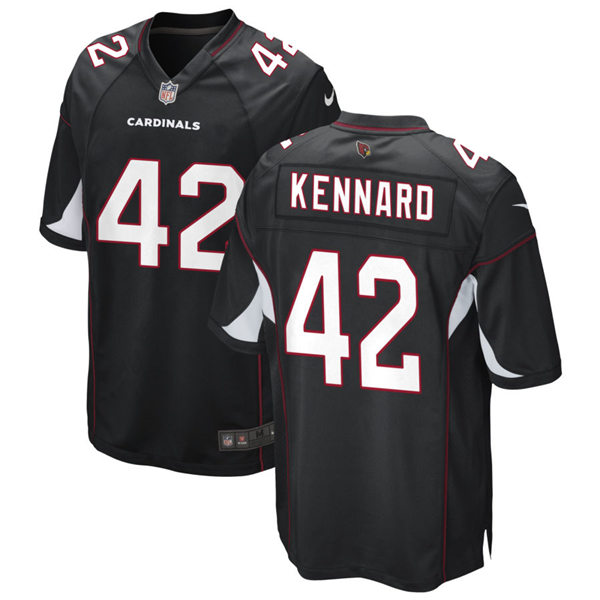 Mens Arizona Cardinals #42 Devon Kennard Nike Alternate Black Vapor Limited Jersey
