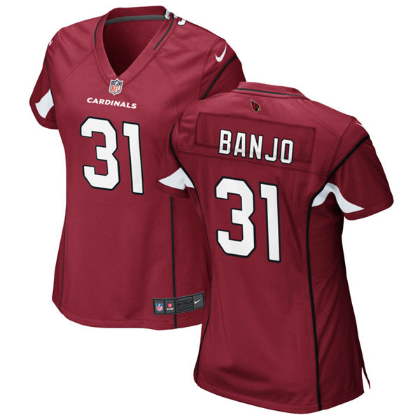 Womens Arizona Cardinals #31 Chris Banjo Nike Cardinal Vapor Limited Jersey