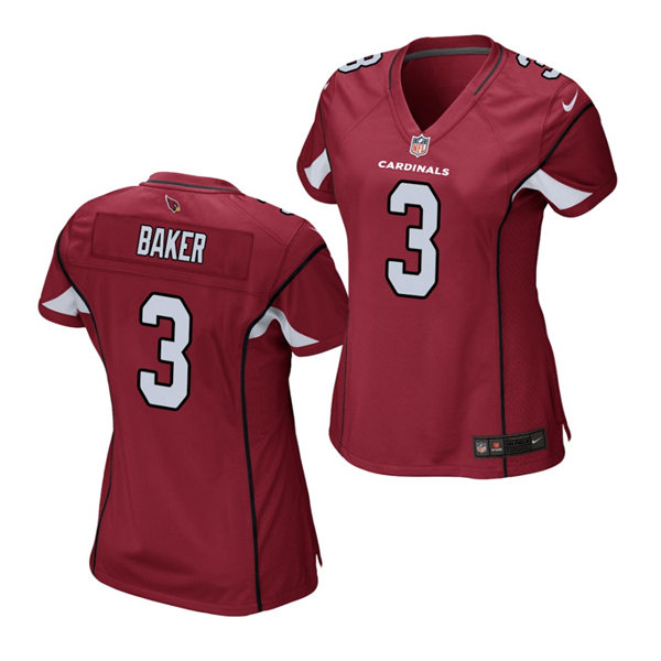 Womens Arizona Cardinals #3 Budda Baker Nike Cardinal Vapor Limited Jersey