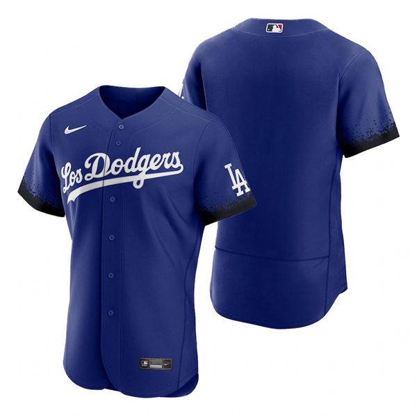 Mens Los Angeles Dodgers Blank Royal 2021 City Connect Team Jersey
