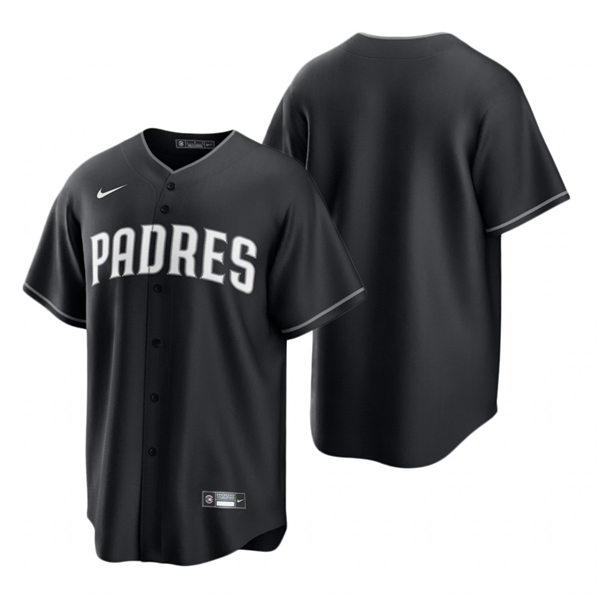 Mens San Diego Padres Blank Nike Black Fashion Team Jersey
