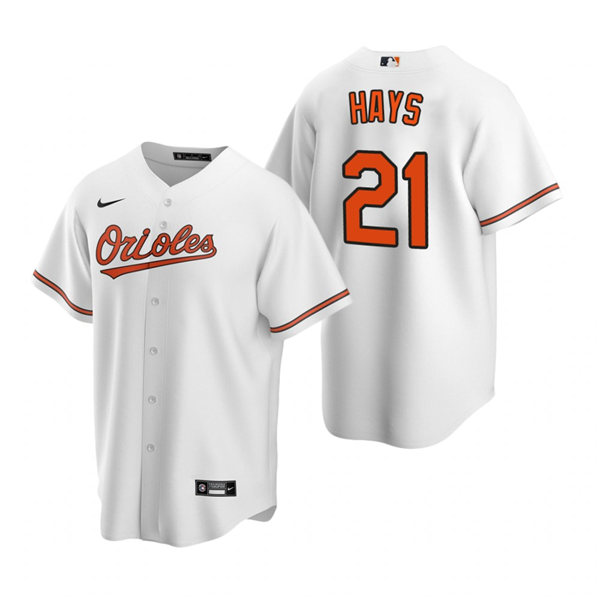 Youth Baltimore Orioles #21 Austin Hays Nike Home White Jersey