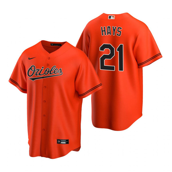 Youth Baltimore Orioles #21 Austin Hays Nike Orange Alternate Jersey