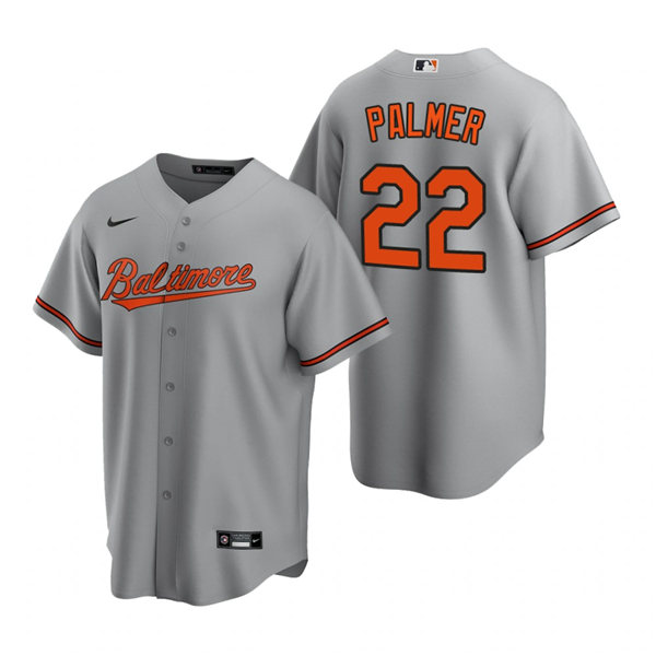 Youth Baltimore Orioles Retired Player #22 Jim Palmer Nike Gray Road Jersey