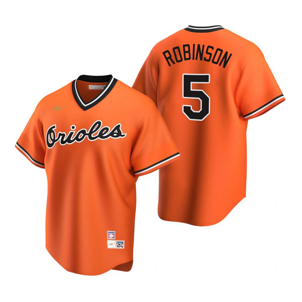 Youth Baltimore Orioles #5 Brooks Robinson Nike Orange Cooperstown Collection Jersey