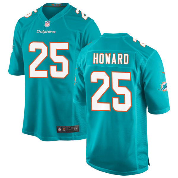 Mens Miami Dolphins #25 Xavien Howard Nike Aqua Vapor Limited Jersey