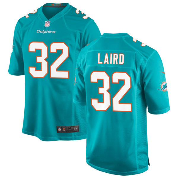 Mens Miami Dolphins #32 Patrick Laird Nike Aqua Vapor Limited Jersey