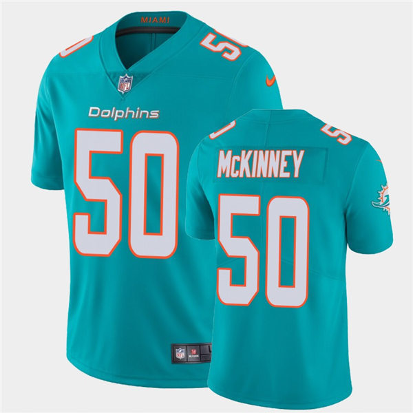 Youth Miami Dolphins #50 Benardrick McKinney Nike Aqua Vapor Limited Jersey