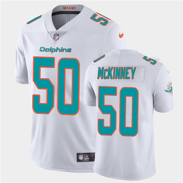 Youth Miami Dolphins #50 Benardrick McKinney Nike White Vapor Limited Jersey