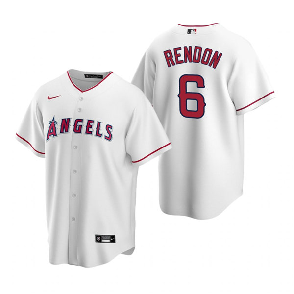 Youth Los Angeles Angels #6 Anthony Rendon Nike White Home CoolBase Jersey