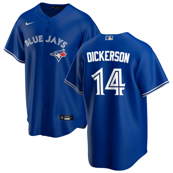 Mens Toronto Blue Jays #14 Corey Dickerson Nike Royal Cool Base Jersey
