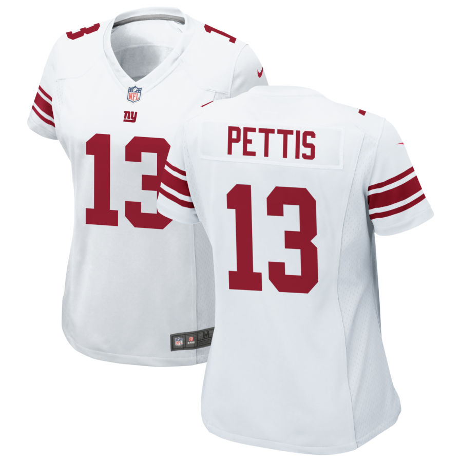 Womens New York Giants #13 Dante Pettis Nike White Limited Player Jersey