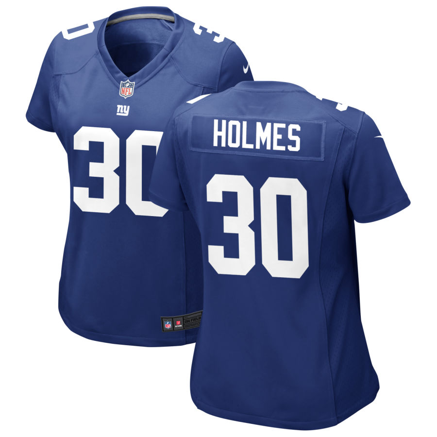 Womens New York Giants #30 Darnay Holmes Nike Royal Limited Player Jersey