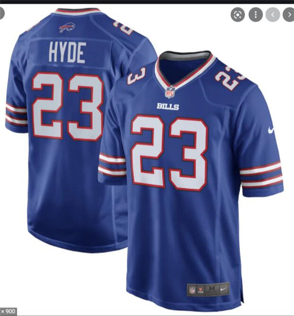 Mens Buffalo Bills #23 Micah Hyde Nike Royal Vapor Limited Jersey