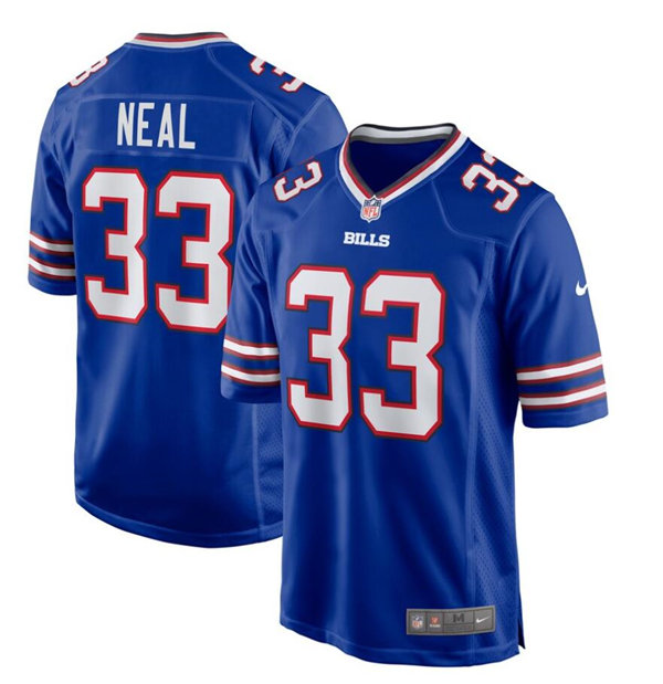 Mens Buffalo Bills #33 Siran Neal Nike Royal Vapor Limited Jersey