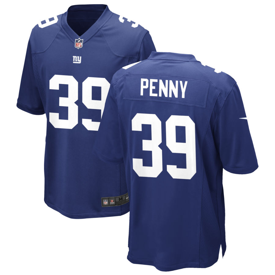 Mens New York Giants #39 Elijhaa Penny Nike Royal Team Color Vapor Untouchable Limited Jersey
