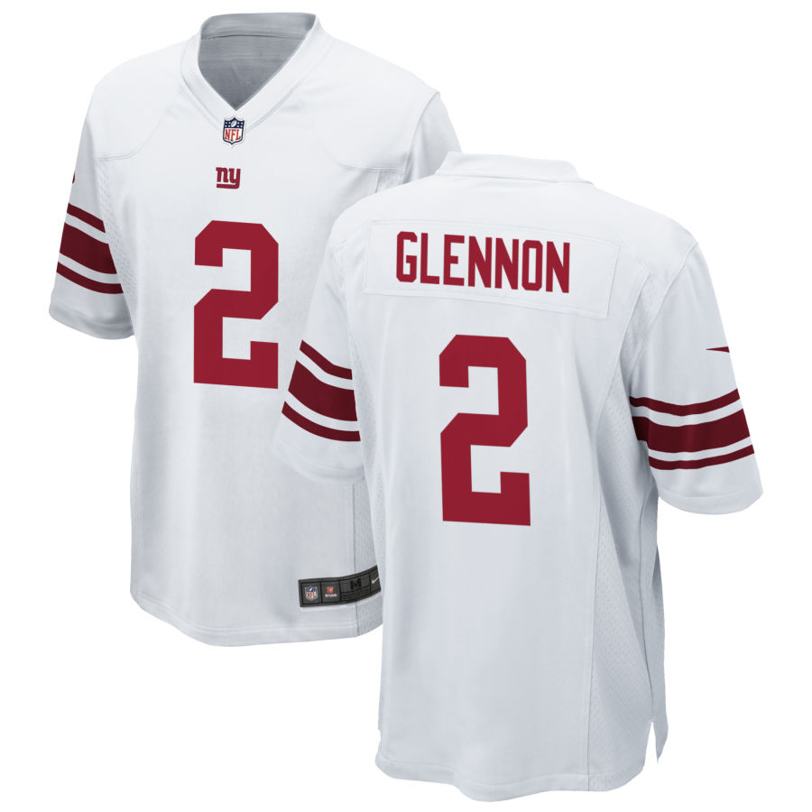 Mens New York Giants #2 Mike Glennon Nike White Vapor Untouchable Limited Jersey