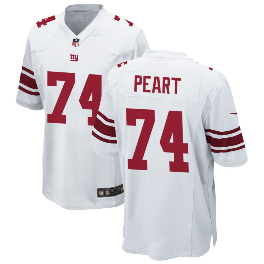 Mens New York Giants #74 Matt Peart Nike White Vapor Untouchable Limited Jersey