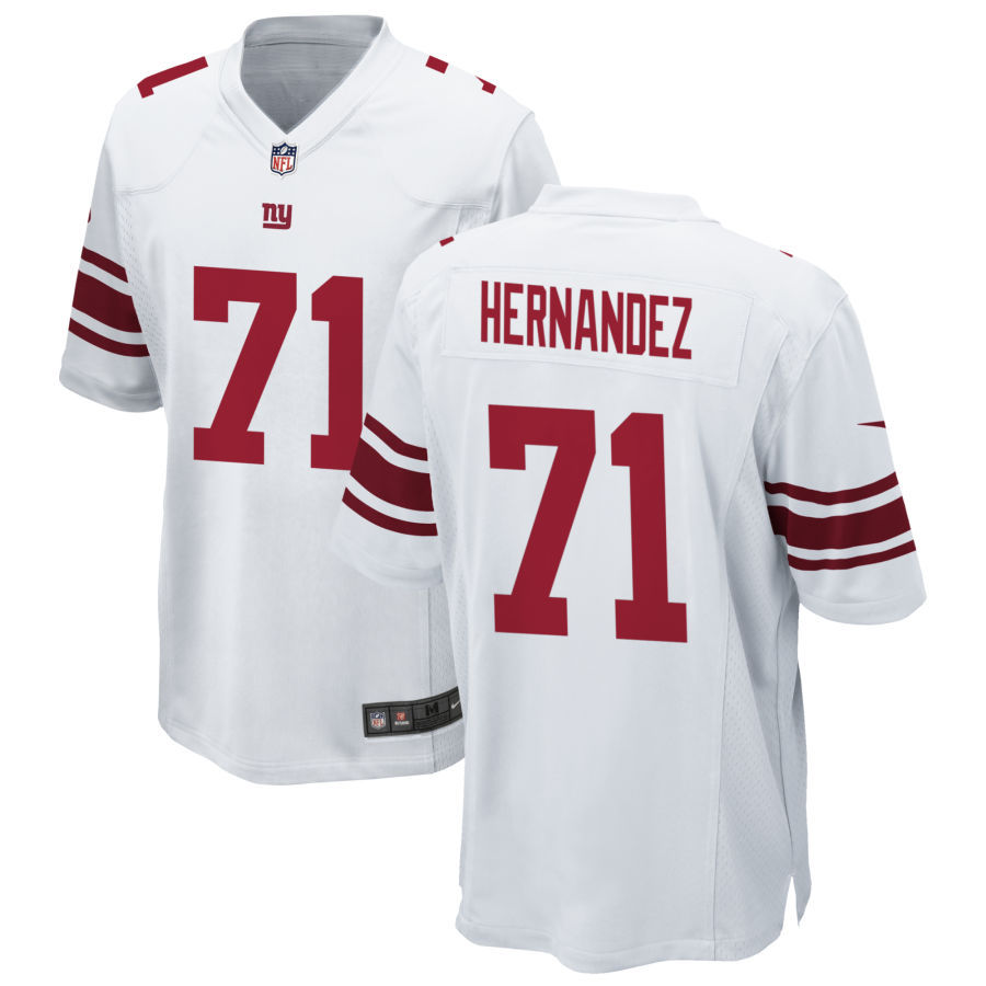 Mens New York Giants #71 Will Hernandez Nike White Vapor Untouchable Limited Jersey