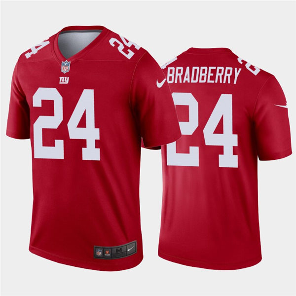 Mens New York Giants #24 James Bradberry IV Nike Red Inverted Vapor Limited Jersey