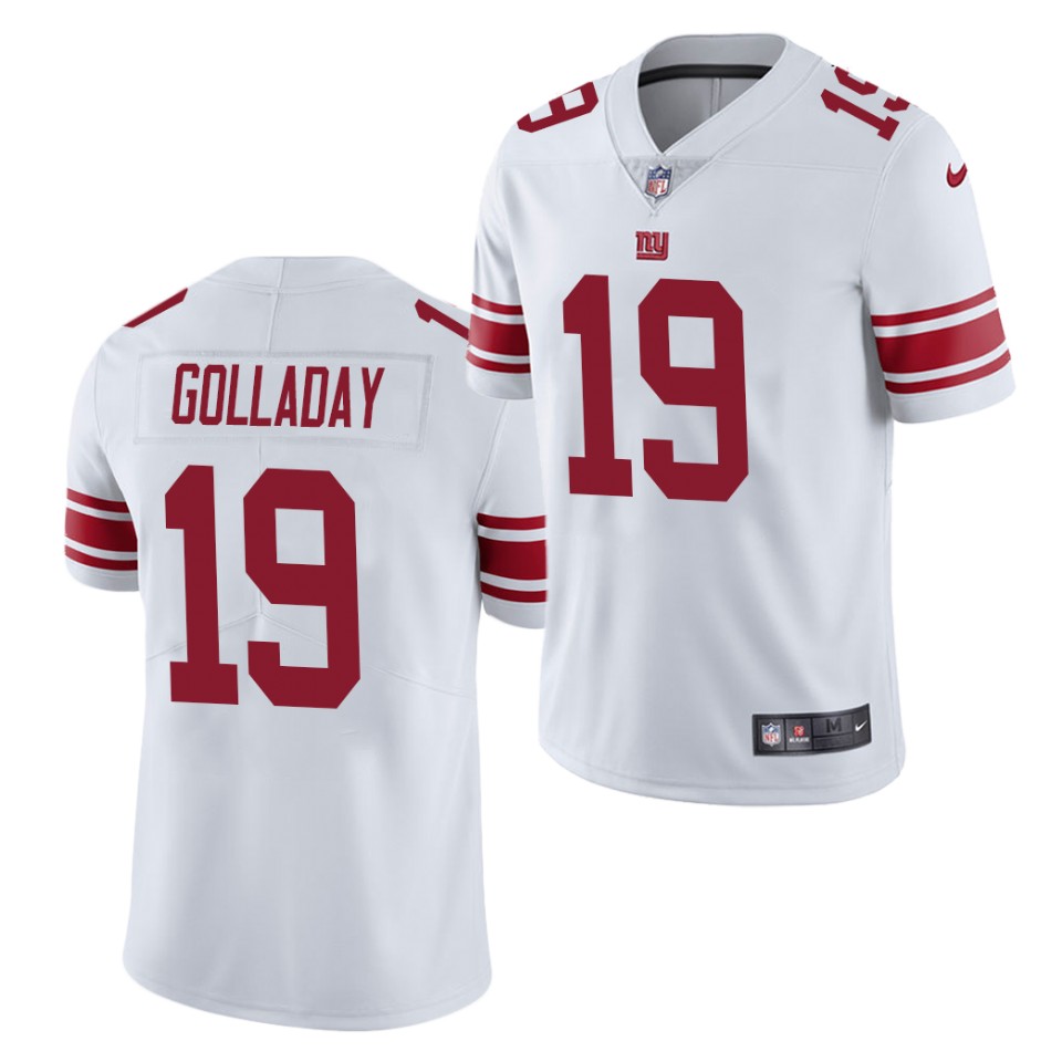 Men's New York Giants #19 Kenny Golladay Nike White Vapor Untouchable Limited Jersey