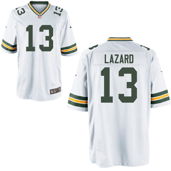 Youth Green Bay Packers #13 Allen Lazard Nike White Vapor Limited Player Jersey