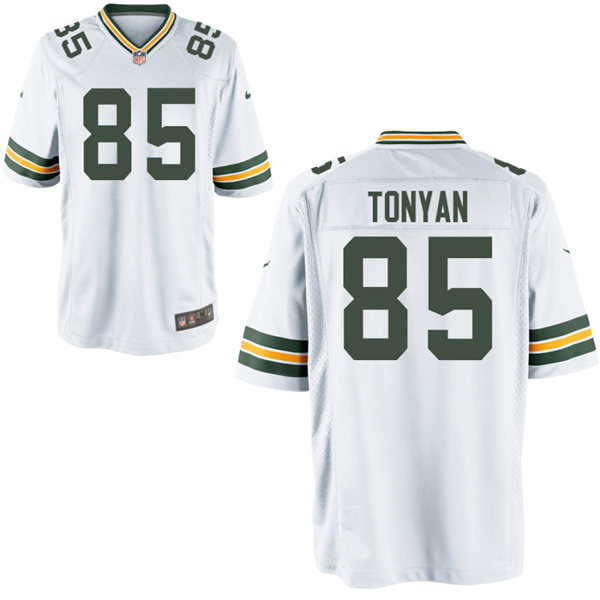 Youth Green Bay Packers #85 Robert Tonyan Nike White Vapor Limited Player Jersey