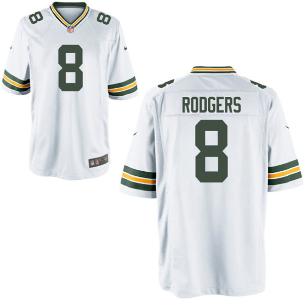 Mens Green Bay Packers #8 Amari Rodgers Nike White Vapor Limited Player Jersey