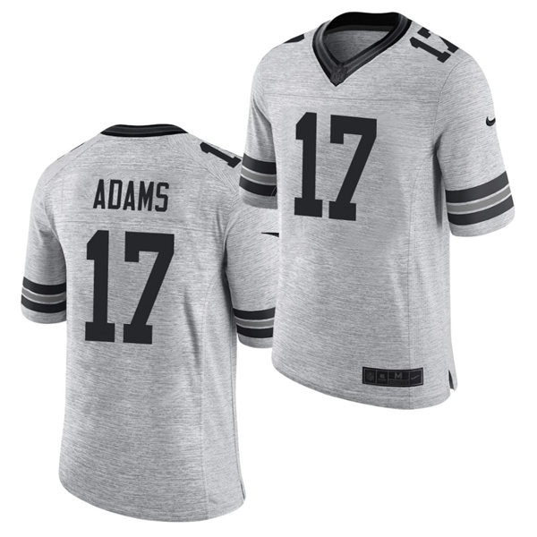 Mens Green Bay Packers #17 Davante Adams Nike Gray Vapor Limited Jersey