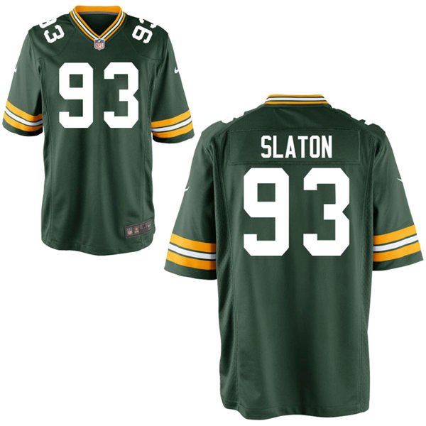 Mens Green Bay Packers #93 Tedarrell Slaton T.J. Slaton Nike Green Vapor Limited Player Jersey
