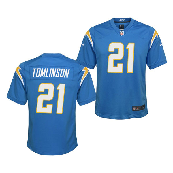 Youth Los Angeles Chargers LaDainian Tomlinson Nike Powder Blue Stitched Limited Jersey