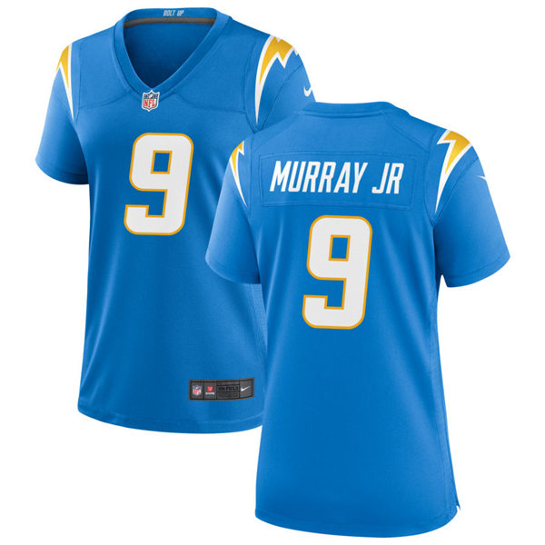 Womens Los Angeles Chargers #9 Kenneth Murray Jr. Nike Powder Blue Limited Jersey